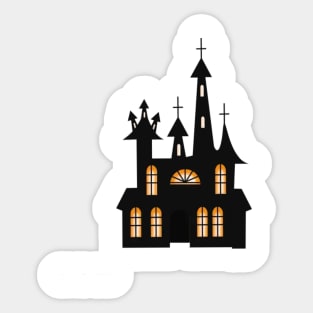 The Haunted House Sticker